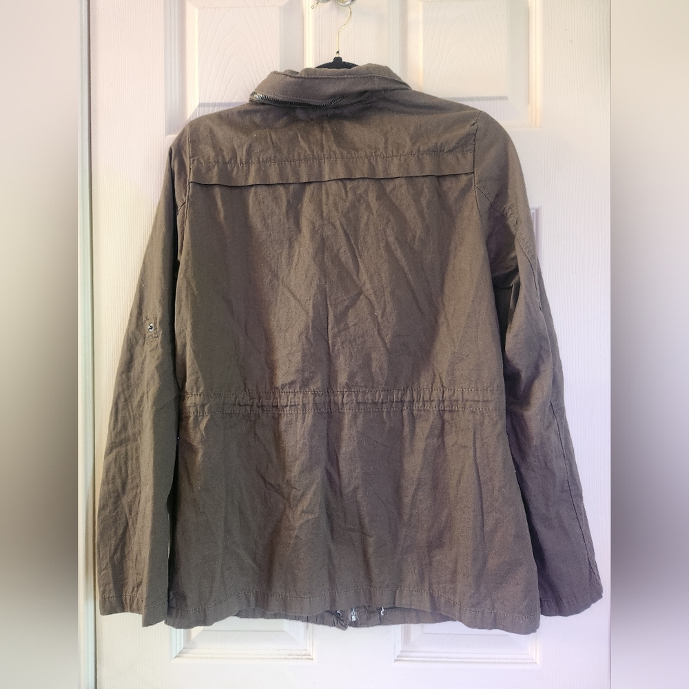 Snobbish  Women's Juniors Olive Green Jacket  Army Size Large - Picture 2 of 13